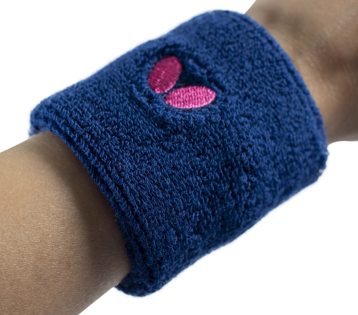 NL Wrist Band: Blue Wrist Band on arm